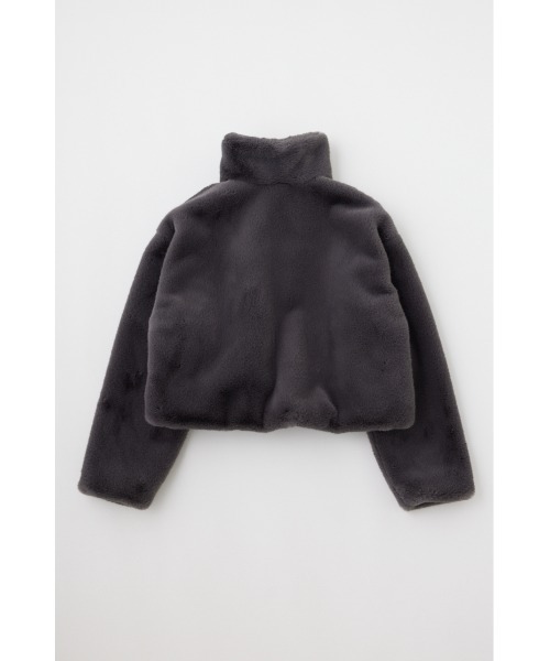 MOUSSY FAUX FUR スタンドカラージャケット ブラウン MOUSSY | FAUX FUR スタンドカラージャケット (ジャケット