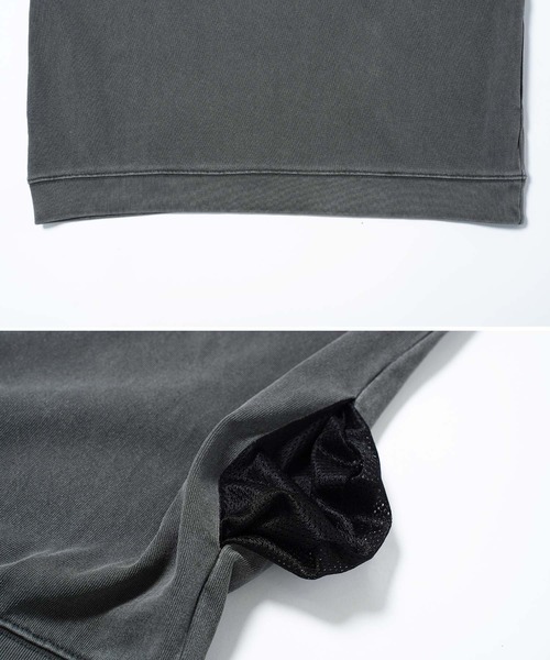 jiggys shop（ジギーズショップ）の「ピグメント加工フェードスタンドZIPスウェットトレーナー（スウェット・メンズ・チャコールグレー/ブルー/パープル・MEDIUM/LARGE/X-LARGE）」の16枚目の写真