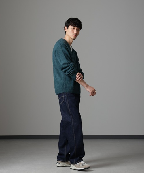 セール】モヘヤブレンド起毛Vネックニット（ニット/セーター）｜NANO