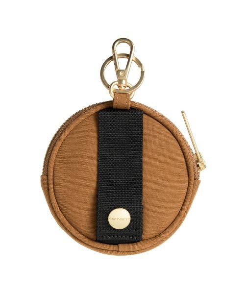 Carhartt WIP(カーハートダブリューアイピー)の「Carhartt WIP CLARTON ZIP WALLET(カーハート ワークインプログレス クラートン ジップ ウォレット)(コインケース・メンズ・ブラウン系/ブラック・FREE)」の4枚目の写真