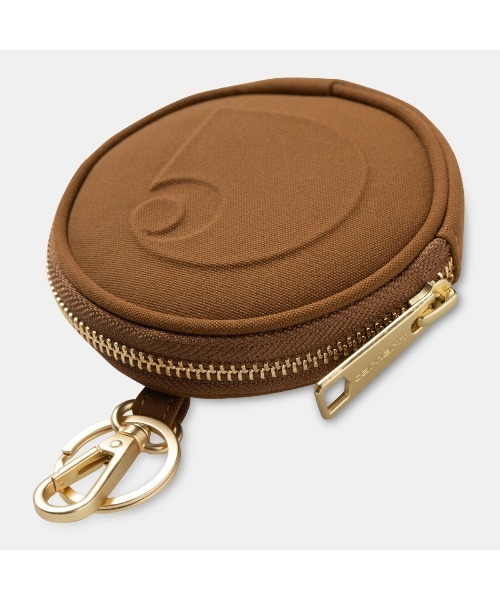 Carhartt WIP(カーハートダブリューアイピー)の「Carhartt WIP CLARTON ZIP WALLET(カーハート ワークインプログレス クラートン ジップ ウォレット)(コインケース・メンズ・ブラウン系/ブラック・FREE)」の5枚目の写真