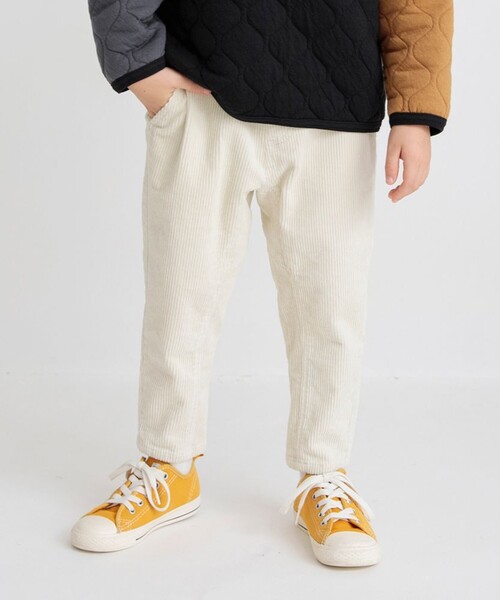 BRANSHES（ブランシェス）の「【ガーデナー】コーデュロイテーパードパンツ（その他パンツ・キッズ・キャメル/チャコールグレー/アイボリー・110/90/150/140/130/120/100）」の2枚目の写真