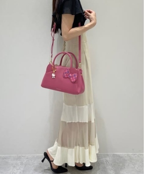 Samantha Thavasa Petit Choice（サマンサタバサ　プチチョイス）の「「ハローキティ」50周年記念コレクション  バッグ（トートバッグ・レディース・ピンク・FREE）」の5枚目の写真