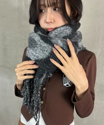 ｔｏｌｅｎｅ（トレネ）の「レオパード総柄 もちもち 大判厚手マフラー（マフラー・レディース）」