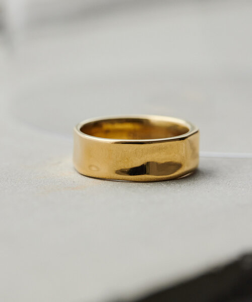 《金属アレルギー対応/ステンレス》スムースリング(リング)|ear PAPILLONNER(イアパピヨネ)