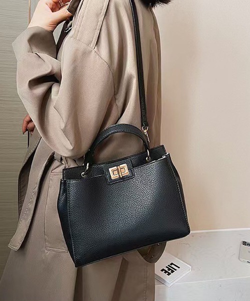 【セール】３ー11E110 【２WAY】レディース PUレザーハンドバッグ ショルダーバッグ（ショルダーバッグ）｜folka（フォルカ）