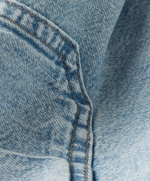 G-STAR(ジースター)の「PLEATED 2-POCKET BOXY SHIRT/2ポケットボックスオーバーサイズデニムシャツ(シャツ/ブラウス・メンズ・ライトインディゴブルー・LARGE/MEDIUM/SMALL/X-LARGE/X-SMALL)」の7枚目の写真