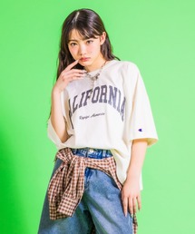 repipi armario（レピピ アルマリオ）の「【champion/チャンピオン×repipi】カレッジルーズTシャツ（Tシャツ/カットソー・キッズ）」