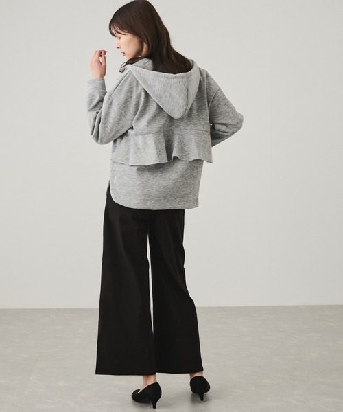 Jayro(ジャイロ)の「パール使いワイドパンツ(その他パンツ・レディース・ベージュ/ホワイト系その他2/ブラック・M)」の10枚目の写真