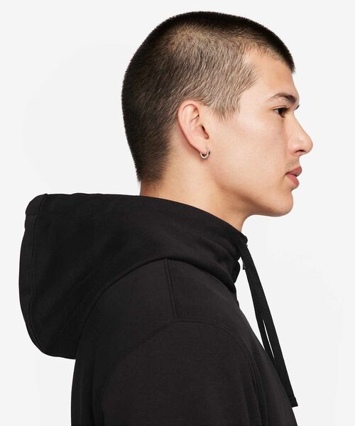 NIKE(ナイキ)の「《セットアップ対応商品》ナイキ スポーツウェア クラブ ユニセックス フルジップ パーカー / Nike Sportswear Club Men's Full-Zip Hoodie BV2649-010 Black(パーカー・メンズ・ブラック・2XL/L/M/S/XL)」の10枚目の写真