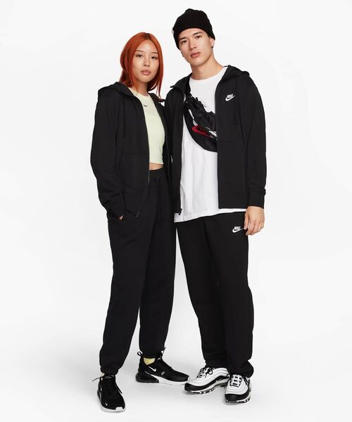 NIKE(ナイキ)の「《セットアップ対応商品》ナイキ スポーツウェア クラブ ユニセックス フルジップ パーカー / Nike Sportswear Club Men's Full-Zip Hoodie BV2649-010 Black(パーカー・メンズ・ブラック・2XL/L/M/S/XL)」の11枚目の写真