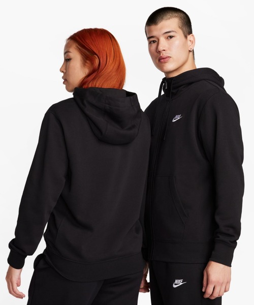 NIKE(ナイキ)の「《セットアップ対応商品》ナイキ スポーツウェア クラブ ユニセックス フルジップ パーカー / Nike Sportswear Club Men's Full-Zip Hoodie BV2649-010 Black(パーカー・メンズ・ブラック・2XL/L/M/S/XL)」の2枚目の写真