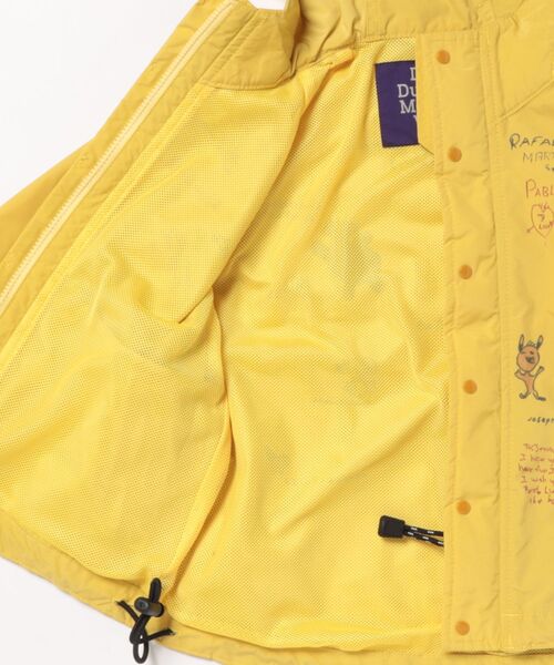 DENIM DUNGAREE（デニムダンガリー）の「Scribble Mountain Hoodie（マウンテンパーカー・キッズ・イエロー・110/100/120）」の5枚目の写真