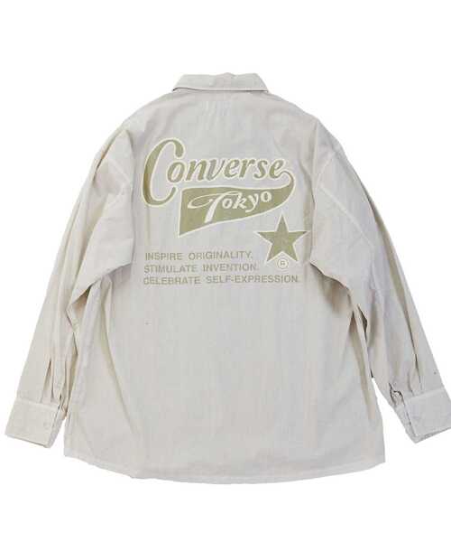 CONVERSE(コンバース)の「【限定展開】PIGMENT DYE BACK PRINT SHIRT(シャツ/ブラウス・レディース・ブラック/ホワイト/ピンク・SMALL/MEDIUM)」の8枚目の写真