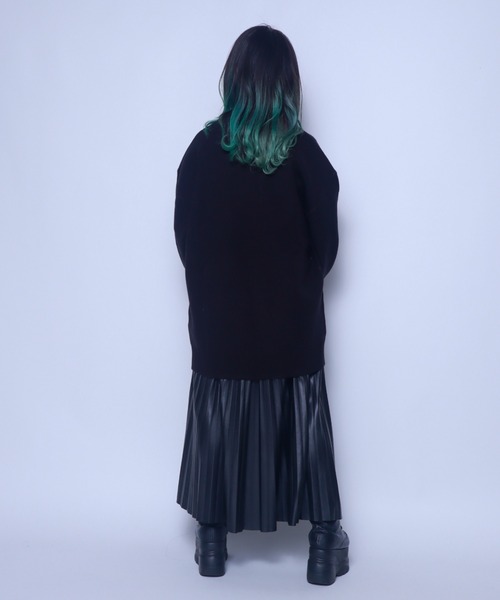 Bling Leads(ブリングリーズ)の「Z)【BLINGLEADS】724811~12 フェイスJQDクルーネック ニットセーター(ニット/セーター・メンズ・グレー系その他/ブラック系その他2/ブラック系その他/グレー系その他2・MEDIUM/LARGE)」の6枚目の写真