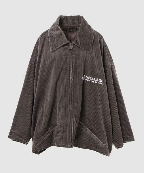 ZOOM CORDUROY COACH JACKET（その他アウター）｜ANREALAGE