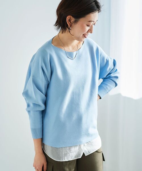 le.coeur blanc（ルクールブラン）の「ニュアンスバーネックレス（ネックレス・レディース・ゴールド/シルバー・FREE）」の5枚目の写真