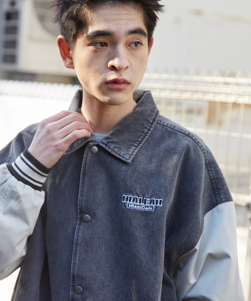 WEGO/【25年春夏新作】デニムスタジャン（デニムジャケット）｜WEGO（ウィゴー）