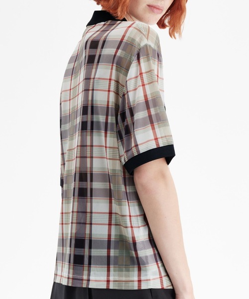 【タグ付き新品】Fred Perry フレッドペリー　タータンチェックポロシャツ Tartan Knitted Polo Shirt(10 560：ECRU): | FRED PERRY JAPAN