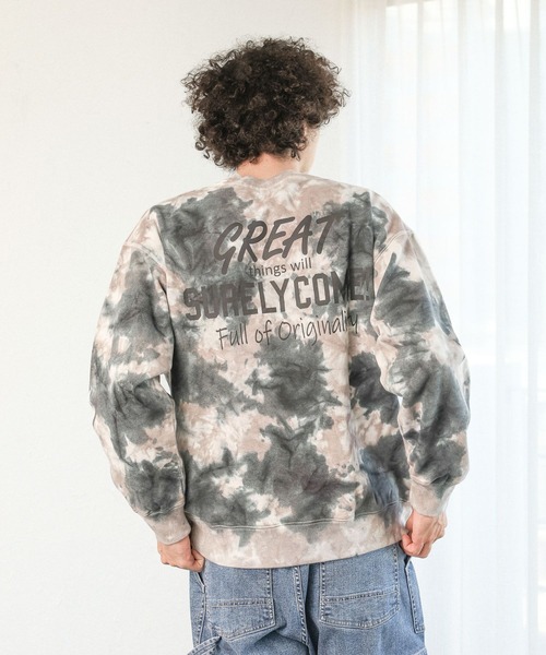 セール】タイダイスウェットプルオーバー（スウェット