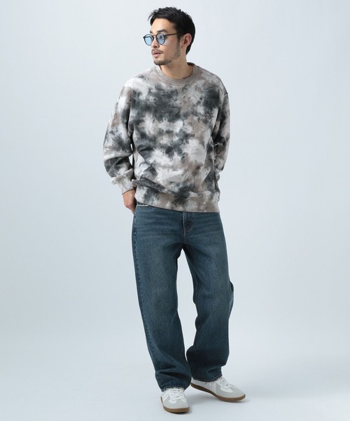 BAYFLOW（ベイフロー）の「タイダイスウェットプルオーバー（スウェット・メンズ・ブラック/ベージュ/ブルー・MEDIUM/LARGE）」の7枚目の写真