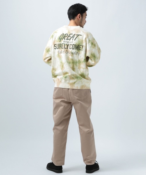 BAYFLOW（ベイフロー）の「タイダイスウェットプルオーバー（スウェット・メンズ・ブラック/ベージュ/ブルー・MEDIUM/LARGE）」の14枚目の写真