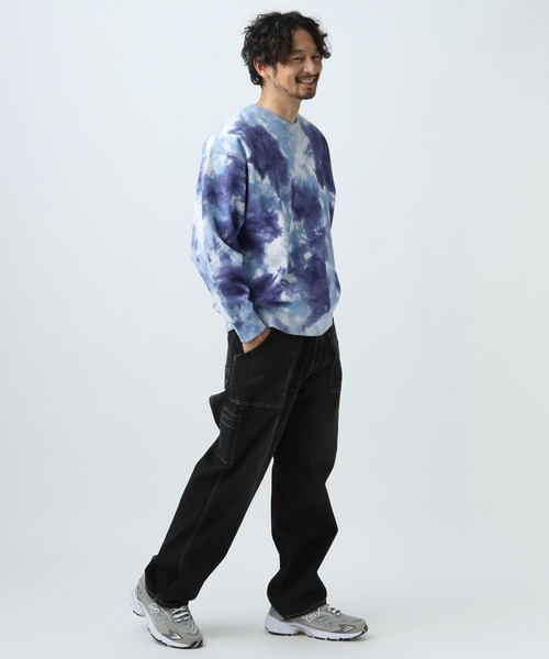 BAYFLOW（ベイフロー）の「タイダイスウェットプルオーバー（スウェット・メンズ・ブラック/ベージュ/ブルー・MEDIUM/LARGE）」の16枚目の写真