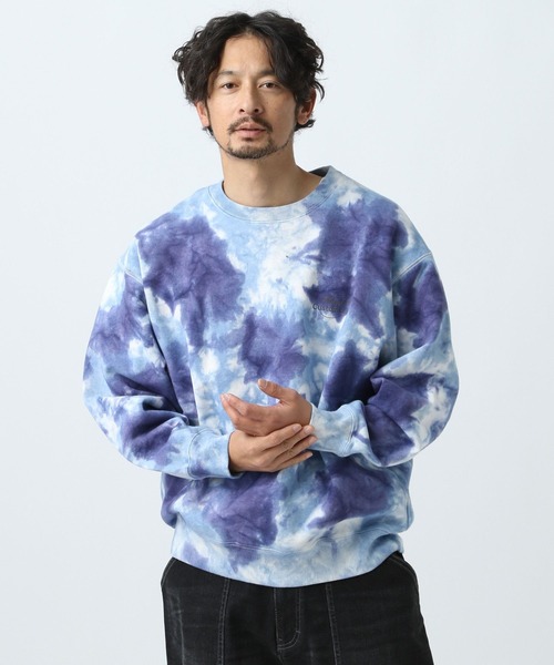 BAYFLOW（ベイフロー）の「タイダイスウェットプルオーバー（スウェット・メンズ・ブラック/ベージュ/ブルー・MEDIUM/LARGE）」の17枚目の写真