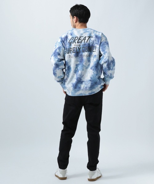 BAYFLOW（ベイフロー）の「タイダイスウェットプルオーバー（スウェット・メンズ・ブラック/ベージュ/ブルー・MEDIUM/LARGE）」の20枚目の写真