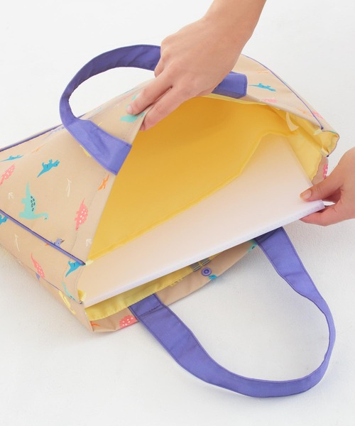 DADWAY(ダッドウェイ)の「【D by DADWAY】レッスンバッグ/ダイナソー/サンドベージュ(その他ベビー用品・キッズ・ベージュ・FREE)」の3枚目の写真