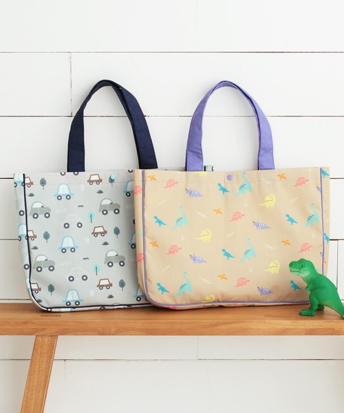 DADWAY(ダッドウェイ)の「【D by DADWAY】レッスンバッグ/ダイナソー/サンドベージュ(その他ベビー用品・キッズ・ベージュ・FREE)」の6枚目の写真