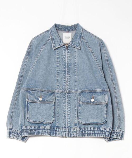 SOMETHING（サムシング）の「SOMETHING デニムブルゾン（その他アウター・レディース・ライトインディゴブルー/ブルー・FREE）」の22枚目の写真