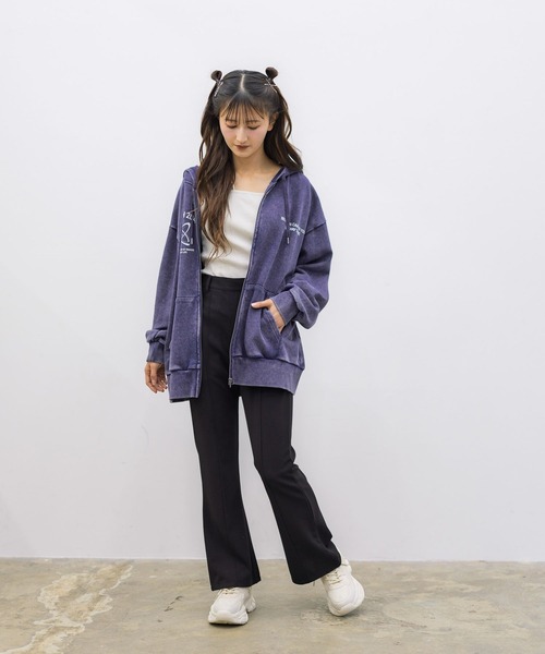 GLOBAL WORK(グローバルワーク)の「グラフィックZIPパーカー/AND YUA ANY/291949(パーカー・キッズ・ブラック/ネイビー・FREE)」の7枚目の写真