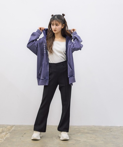 GLOBAL WORK(グローバルワーク)の「グラフィックZIPパーカー/AND YUA ANY/291949(パーカー・キッズ・ブラック/ネイビー・FREE)」の8枚目の写真