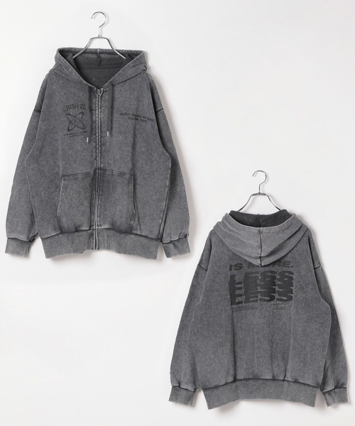 GLOBAL WORK(グローバルワーク)の「グラフィックZIPパーカー/AND YUA ANY/291949(パーカー・キッズ・ブラック/ネイビー・FREE)」の20枚目の写真