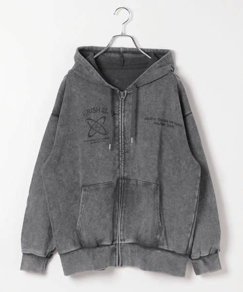 GLOBAL WORK(グローバルワーク)の「グラフィックZIPパーカー/AND YUA ANY/291949(パーカー・キッズ・ブラック/ネイビー・FREE)」の21枚目の写真