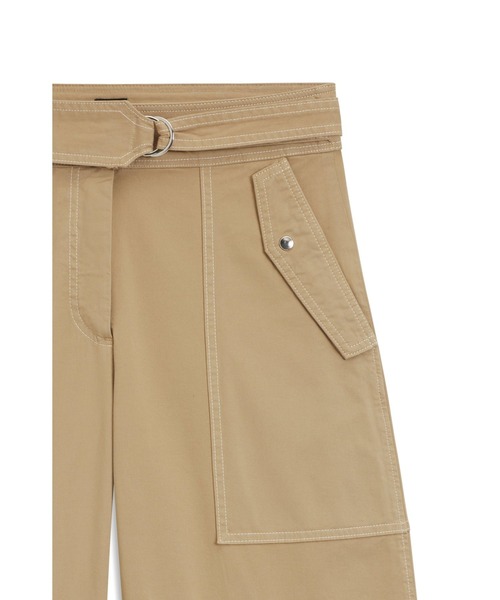BOSS(ボス)の「バルーンレッグパンツ ペーパータッチ ストレッチコットンツイル(チノパンツ・レディース・ベージュ・32/34/36/38)」の5枚目の写真