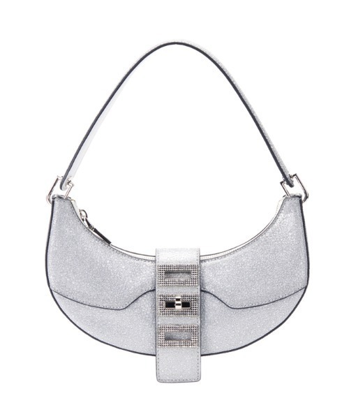 MMCHOKK(エムエムチョック)の「MMCHOKK 女包 Bling Bling Banana Bag バナナバッグ(ショルダーバッグ・レディース・シルバー・FREE)」の3枚目の写真