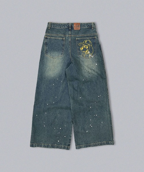 Ruler paint baggy denim（デニムパンツ）｜centimeter（センチ