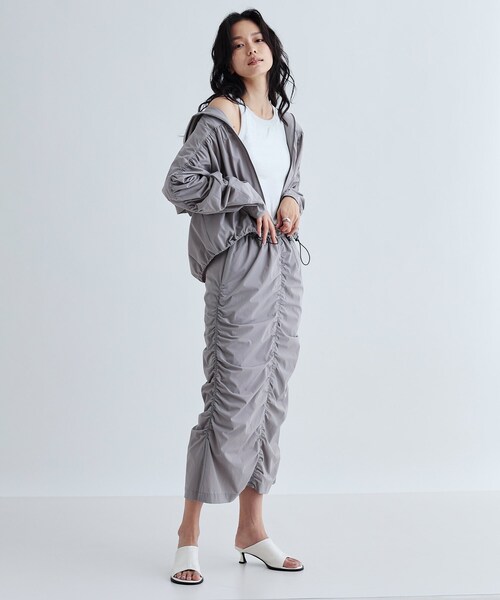 GALLEST（ギャレスト）の「シャイニーアメスリタンクトップ（カップ付き）（タンクトップ・レディース・シルバー/ゴールド/シルバー系その他/ライトグリーン・38）」の13枚目の写真