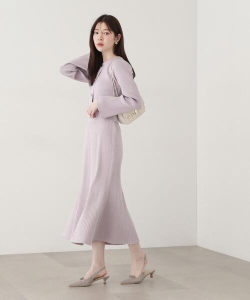 【超絶美品】レブロン セットアップ セール】キラ釦リブニットセットアップ / 1215140305