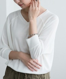 7分丈ドルマンスリーブサマーニット