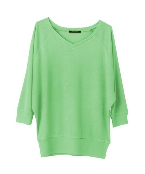 aquagarage（アクアガレージ）の「7分丈ドルマンスリーブサマーニット（ニット/セーター・レディース・オフホワイト/グレー/ブラック/ベージュ/ロイヤルブルー/オレンジ/ミント/イエロー・M/L/LL）」の20枚目の写真