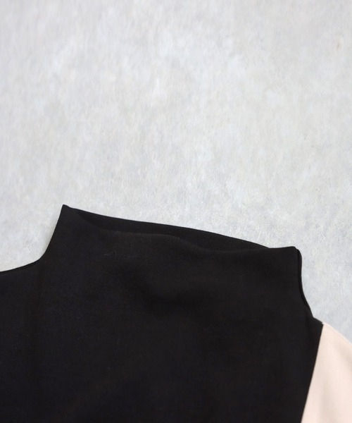 antiqua(アンティカ)の「バイカラーワンピース(ワンピース・レディース・ブラック・ONESIZE)」の11枚目の写真