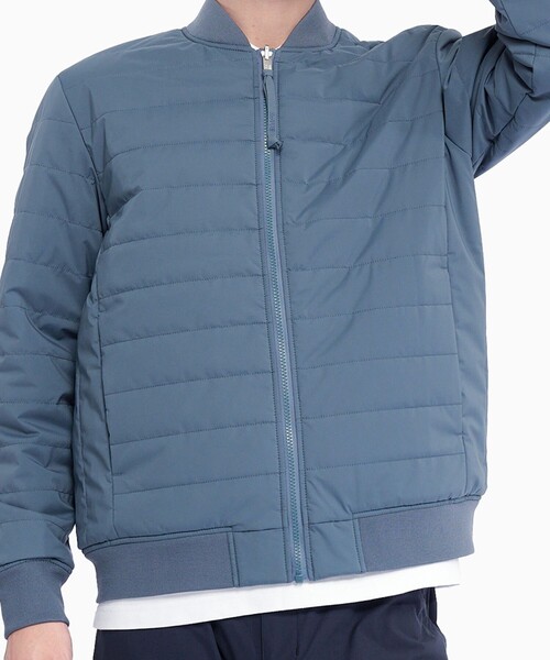 AIGLE(エーグル)の「撥水 DUPONT SORONA中綿 リバーシブルインサレーションジャケット / 中綿ダウンジャケット(ダウンジャケット/コート・メンズ・ブラック/グレー/グリーン・L/S/M/XL)」の9枚目の写真