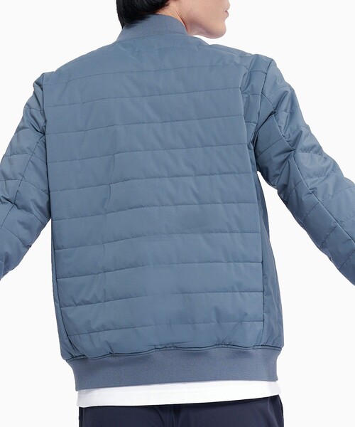 AIGLE(エーグル)の「撥水 DUPONT SORONA中綿 リバーシブルインサレーションジャケット / 中綿ダウンジャケット(ダウンジャケット/コート・メンズ・ブラック/グレー/グリーン・L/S/M/XL)」の13枚目の写真