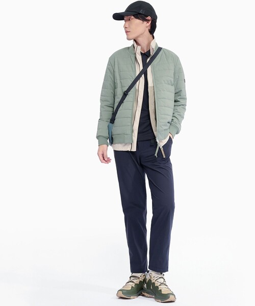 AIGLE(エーグル)の「撥水 DUPONT SORONA中綿 リバーシブルインサレーションジャケット / 中綿ダウンジャケット(ダウンジャケット/コート・メンズ・ブラック/グレー/グリーン・L/S/M/XL)」の15枚目の写真