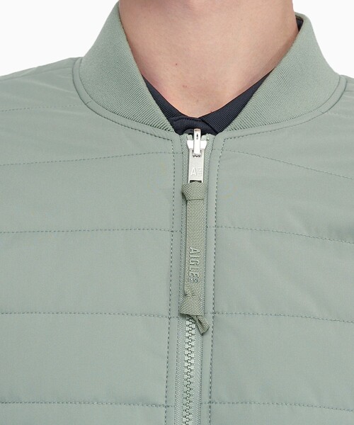 AIGLE(エーグル)の「撥水 DUPONT SORONA中綿 リバーシブルインサレーションジャケット / 中綿ダウンジャケット(ダウンジャケット/コート・メンズ・ブラック/グレー/グリーン・L/S/M/XL)」の18枚目の写真