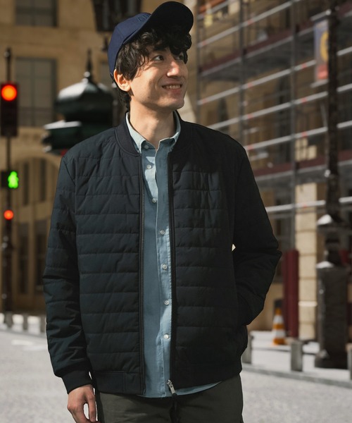 AIGLE(エーグル)の「撥水 DUPONT SORONA中綿 リバーシブルインサレーションジャケット / 中綿ダウンジャケット(ダウンジャケット/コート・メンズ・ブラック/グレー/グリーン・L/S/M/XL)」の1枚目の写真