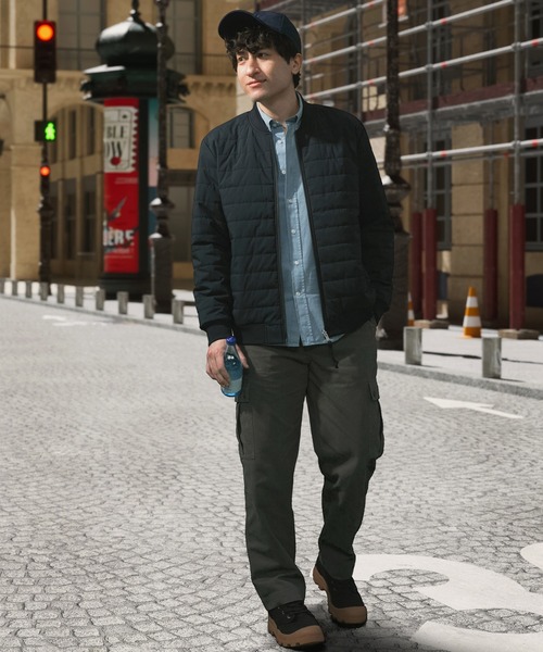 AIGLE(エーグル)の「撥水 DUPONT SORONA中綿 リバーシブルインサレーションジャケット / 中綿ダウンジャケット(ダウンジャケット/コート・メンズ・ブラック/グレー/グリーン・L/S/M/XL)」の21枚目の写真